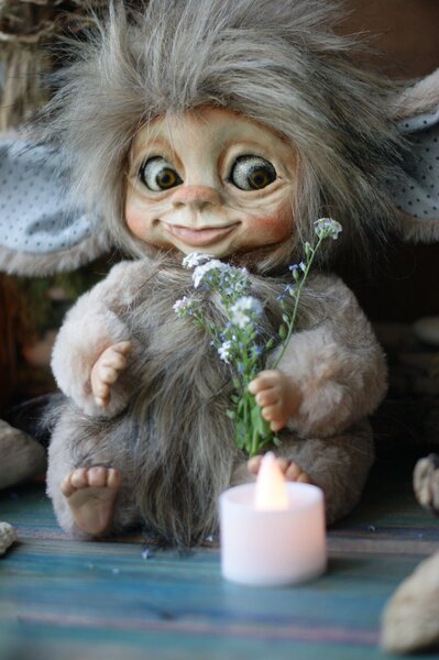 Elf Patrick,elf by Julia Kurakina bearpile.com/t/342828  #justborn #collectibleelfs #elf