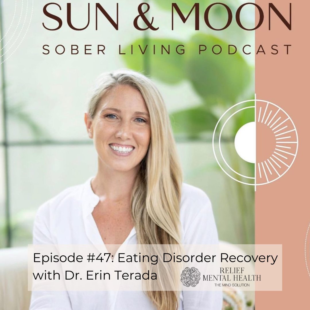 Our Director of Clinical Training Dr. Erin Terada sat down w/Mary Tilson (pictured here) of Sun & Moon Sober Living to talk about #eatingdisorders on her podcast. Check out this episode which is chock full of insight & support. podcasts.apple.com/us/podcast/47-… #mentalhealthawarenessmonth