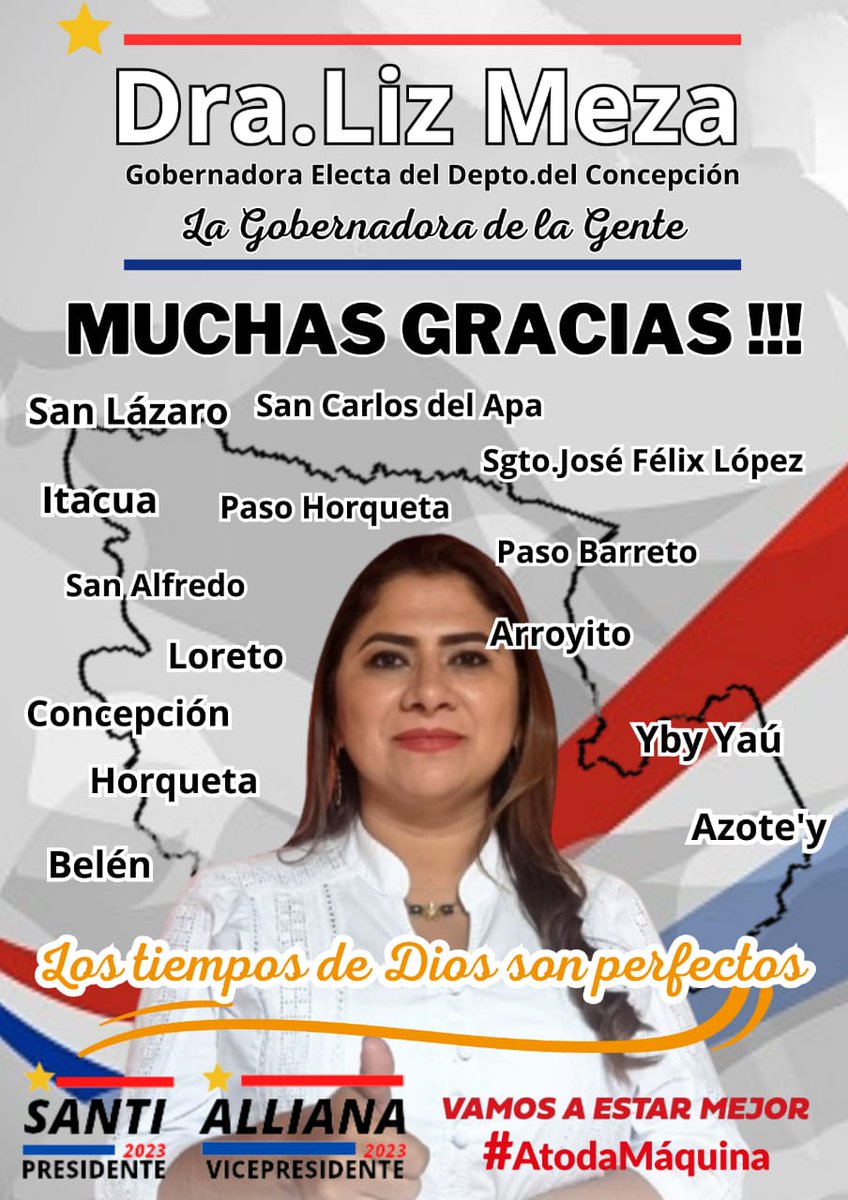 DraLizMeza's tweet photo. Muchas gracias querido Departamento de Concepción 🇳🇱

Gracias Concepción

Gracias Horqueta

Gracias San Lázaro

Gracias Sargento José Félix López

Gracias Yby Yaú

Gracias Loreto

Gracias Belén

Gracias Azote'y

Gracias Arroyito

Gracias San Alfredo

Gracias Paso Barreto https://t.co/iG1R9RH2Tq