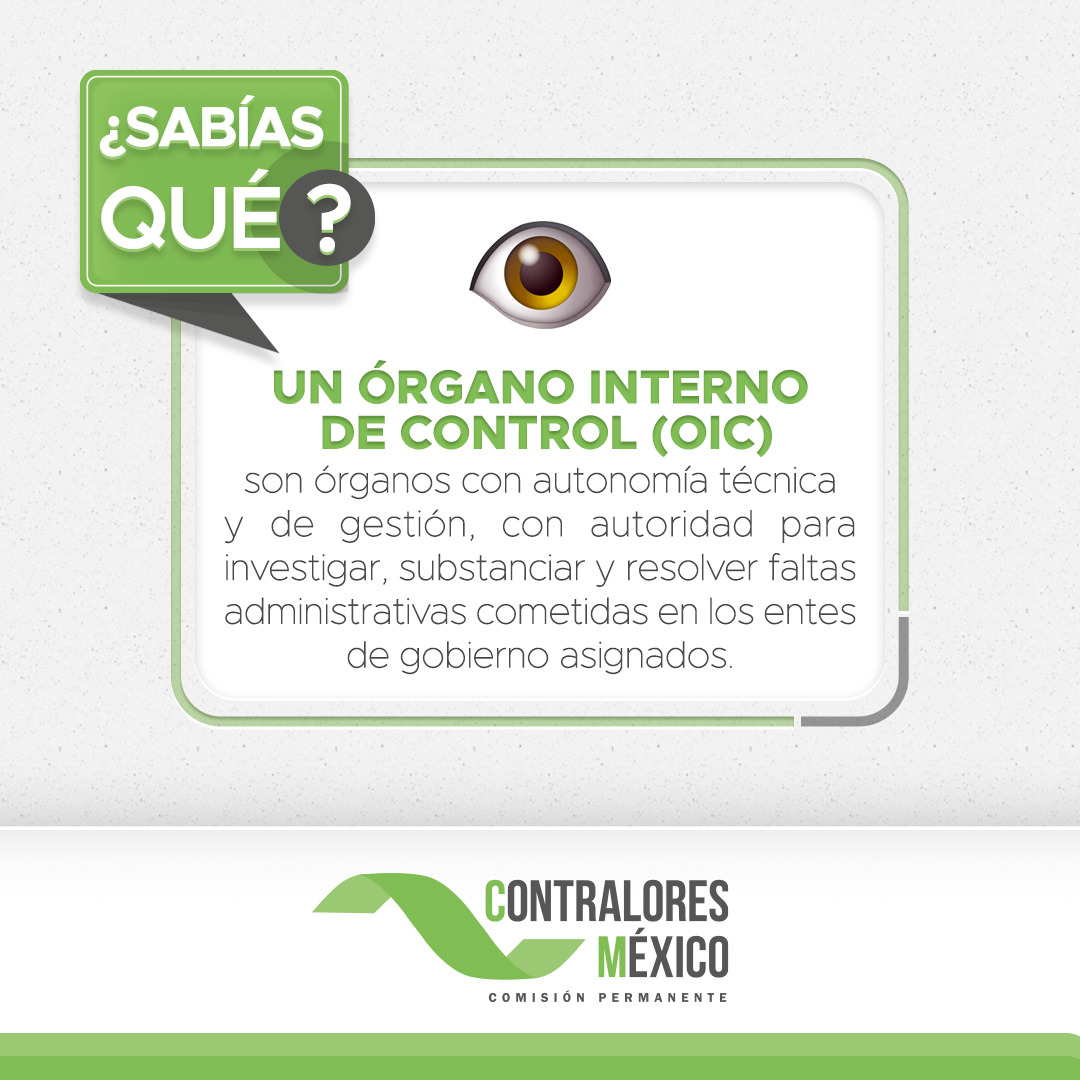 ContraloresMX's tweet image. Los Órganos Internos de Control (OIC) funcionan como apoyo a los Órganos Estatales de Control (OEC), verificando el correcto cumplimiento de la normativa directamente en las dependencias y entidades de los Gobiernos Estatales. 

#SomosCPCEF