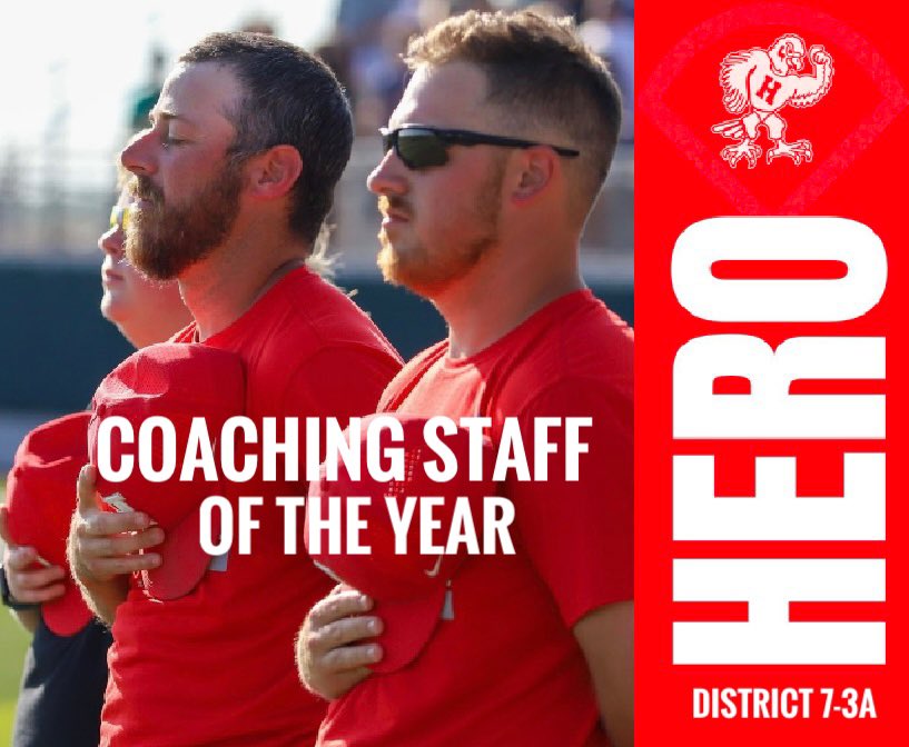 Congratulations to the staff that led their guys to a 31-6 season and their 5th district title in a row. #HERO