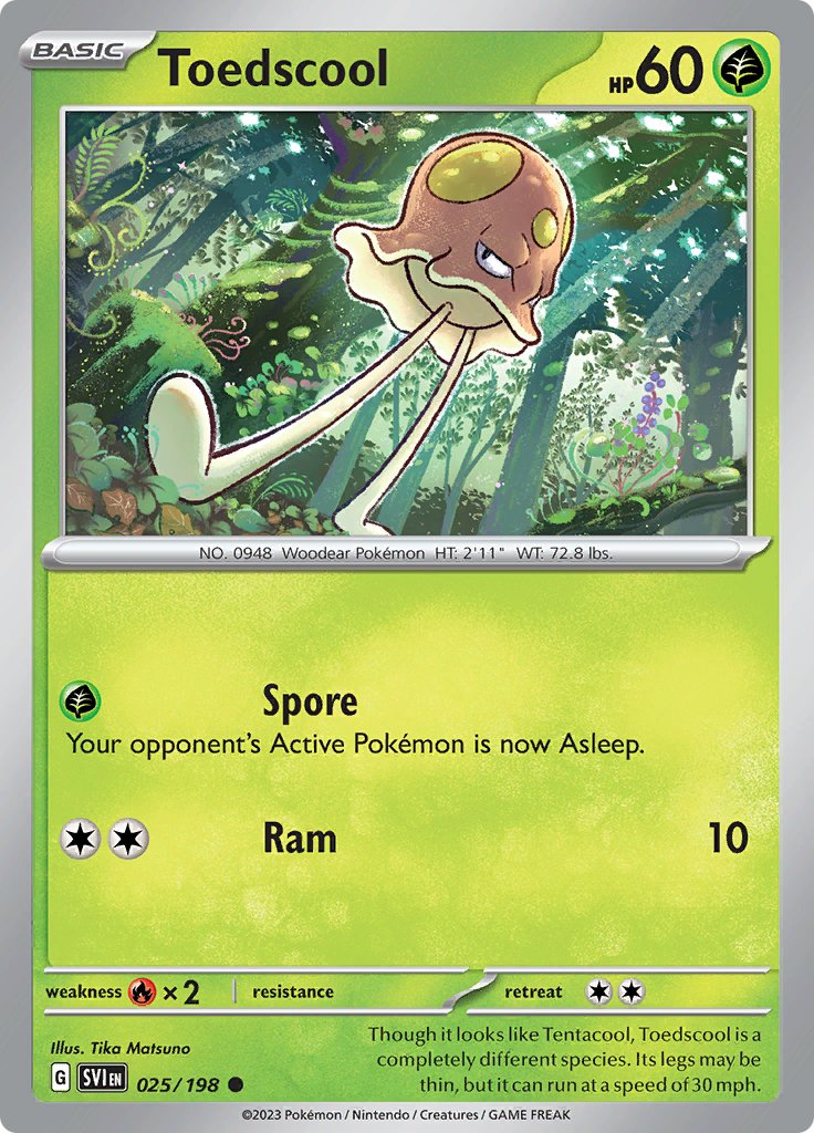 JET_TAGs_TCG's tweet image. #Toedscool----HP 60 🥬
#WoodearPokémon

#Toedscruel----HP 120 🥬
#WoodearPokémon

#Pokemon #PokemonScarletViolet #PokemonScarletandviolet 

Pinterest 📌 : pinterest.com/jettagst/
Tumblr 🥃 : tumblr.com/blog/jet-tags-…