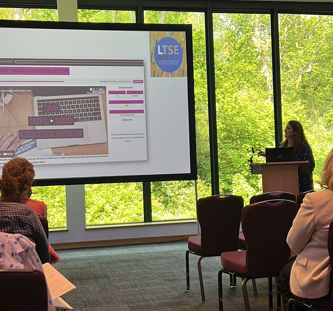 Today I was excited to talk about our <a href="/IABUK/">IAB UK</a> &amp; <a href="/mmu_business/">Manchester Metropolitan University Business School</a> partnership and how we’ve integrated #IABInformed certification with <a href="/ManMetRise/">Rise @ MMU</a>. Thanks for having me #LTSE2023!