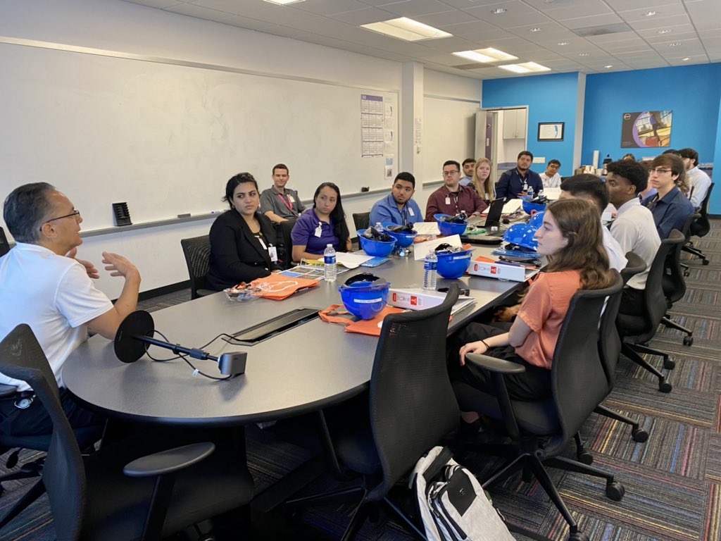 CovestroBaytown's tweet photo. “The chemical industry is the heart of everything we do,” said Site Manager @DZervoudis as he welcomed our summer interns to the site today. Being with the company for 40 years, he shared insight, experience &amp; inspiration with the students &amp; encouraged them to engage &amp; have fun. https://t.co/G0PwvTYq3k