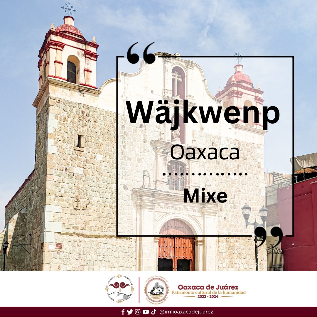ImliOaxaca's tweet photo. 👉 Acá te mostramos cómo se dice Oaxaca en diferentes lenguas indígenas de nuestro estado.|2|

#IMLI #AccionesIMLI #LenguasIndígenas #OaxacadeJuárezPluriculturalyMultilingüe #ElEjemploArrastra #PorUnaCiudadEducadora #oaxaca https://t.co/Rq0HDrEtEq