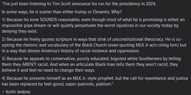JoJosLife's tweet photo. #TimScott #BigNope https://t.co/IFi7udgSB0