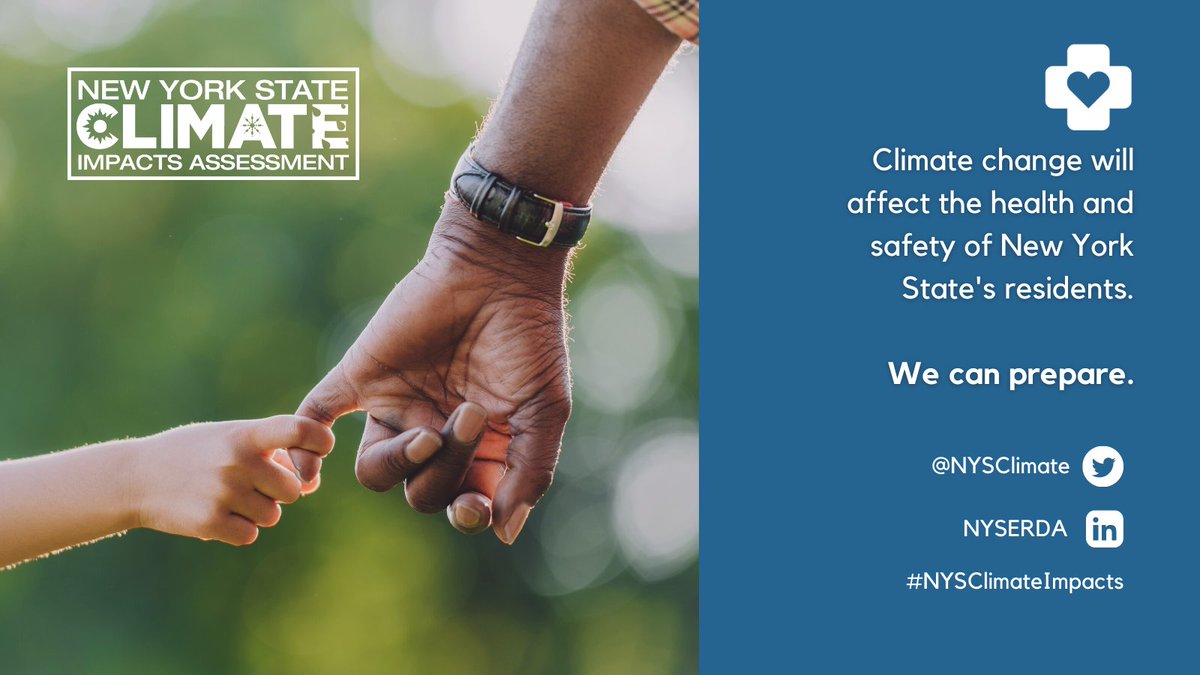 From rising temperatures to extreme weather and more, #ClimateChange is a public health issue. Learn how the #NYSClimateImpacts team is studying the intersection of climate and #health to inform resilience and help our communities thrive: bit.ly/3PKfENs