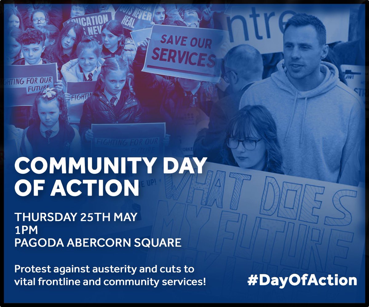 AodhanHarkin's tweet photo. As part of the Day of Action led by the 36 Neighbourhood Renewal Partnerships, a protest will be held at the Pagoda, Abercorn Square, Strabane, at 1pm on Thu 25th May.
@we_are_tyrone @Ciaramagz @UlsterImage @ActiveHcc @SigersonsGAA @SeamrogaHurling @strabaneafc @SionSwiftsLFC https://t.co/DttgQJhECV