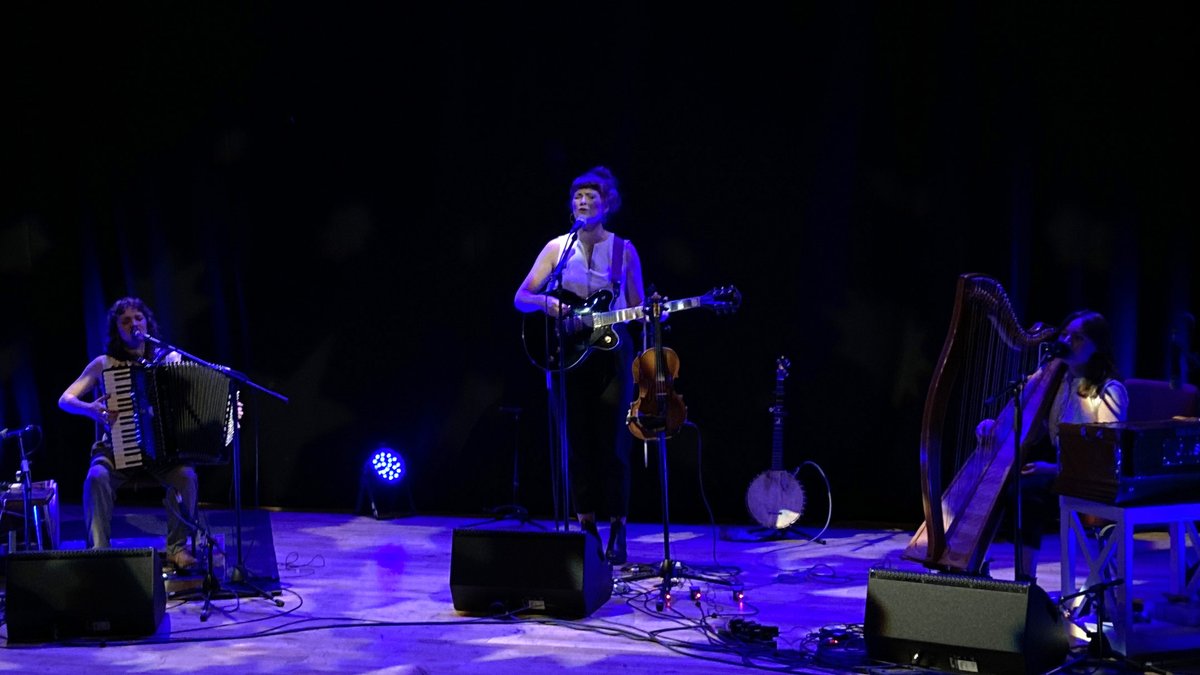 Mike Boursnell (@mike_boursnell) on Twitter photo We went to a stunning concert by <a href="/LadyMaisery/">Lady Maisery</a> at <a href="/CambJunction/">Cambridge Junction</a> last night. Beautiful songs and harmonies, backed by powerful accordion, harp, and gorgeous post-rock fiddle. These three are really setting the benchmark for what a "folk group" can be. Very inspiring. Thank you! We went to a stunning concert by <a href="/LadyMaisery/">Lady Maisery</a> at <a href="/CambJunction/">Cambridge Junction</a> last night. Beautiful songs and harmonies, backed by powerful accordion, harp, and gorgeous post-rock fiddle. These three are really setting the benchmark for what a "folk group" can be. Very inspiring. Thank you!