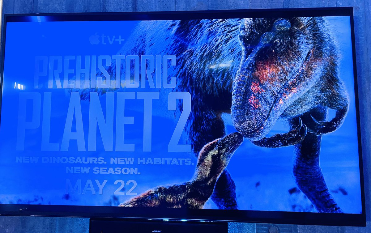 classicjacko's tweet photo. Dinosaurs + David Attenborough + @AppleTV + the @BBCNOW performing live = a very enjoyable evening @southbankcentre, previewing the new series of the remarkable Prehistoric Planet 2 🦕 🦖 🎶 https://t.co/CUky7CbkDU