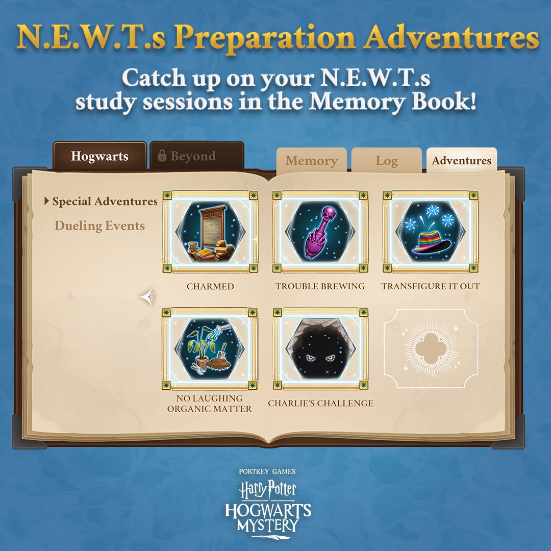 Harry Potter Hogwarts Mystery on Twitter "Improve your N.E.W.T.s Harry Potter Hogwarts Mystery on Twitter "Improve your N.E.W.T.s