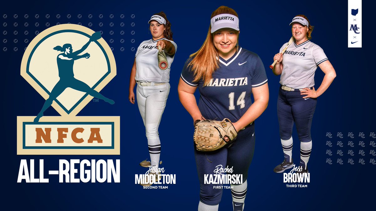 Congratulations to Rachel, Jillian and Jess for being named to the NFCA All-Region team! They’re all very deserving and it’s just another great addition to a very rewarding season.