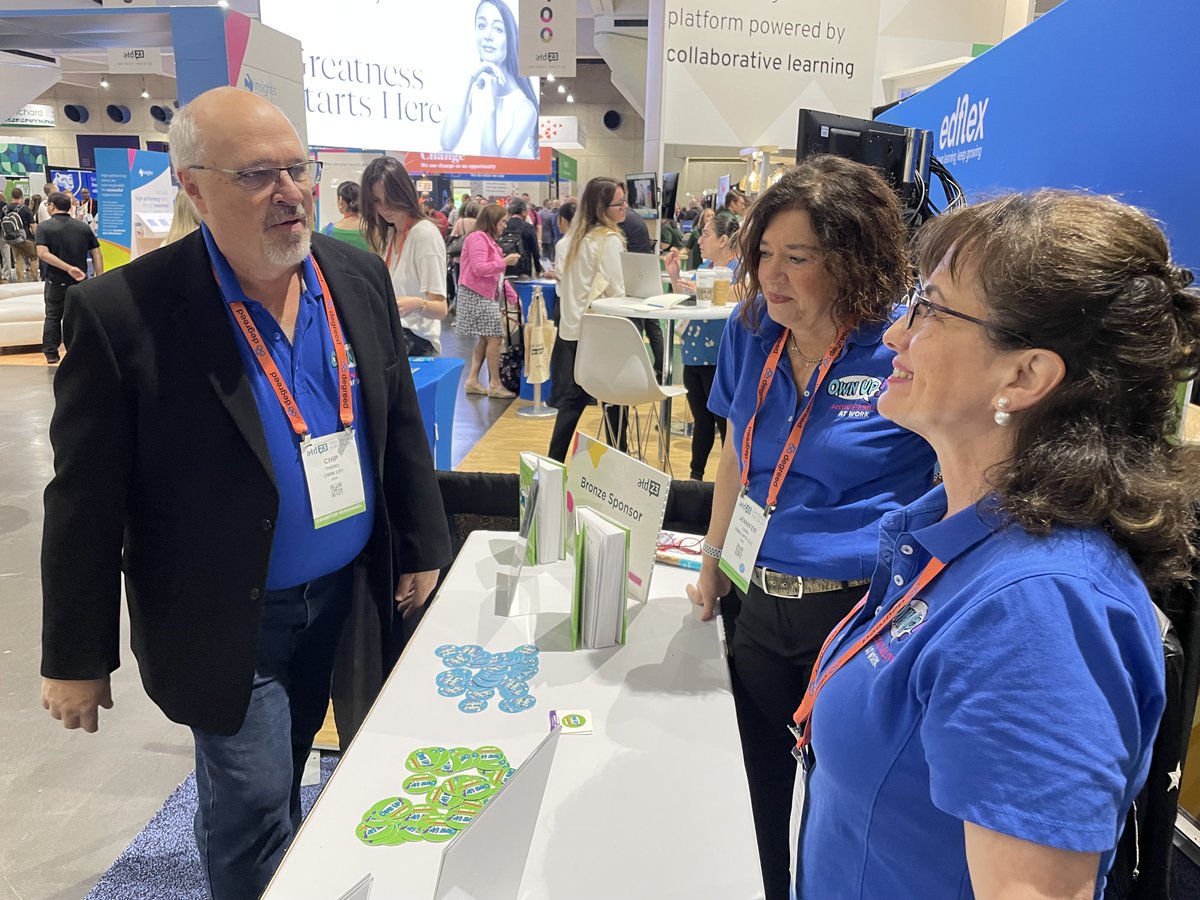 We're HERE! #ATD2023 is in full swing and we have talked to so many great folks! If you are also here, come swing by Booth #2441 and say hi! We also have one of our wonderful coaches, Manie Walker, here all the way from Canada to lend her experienced voice! Happy Day 1!