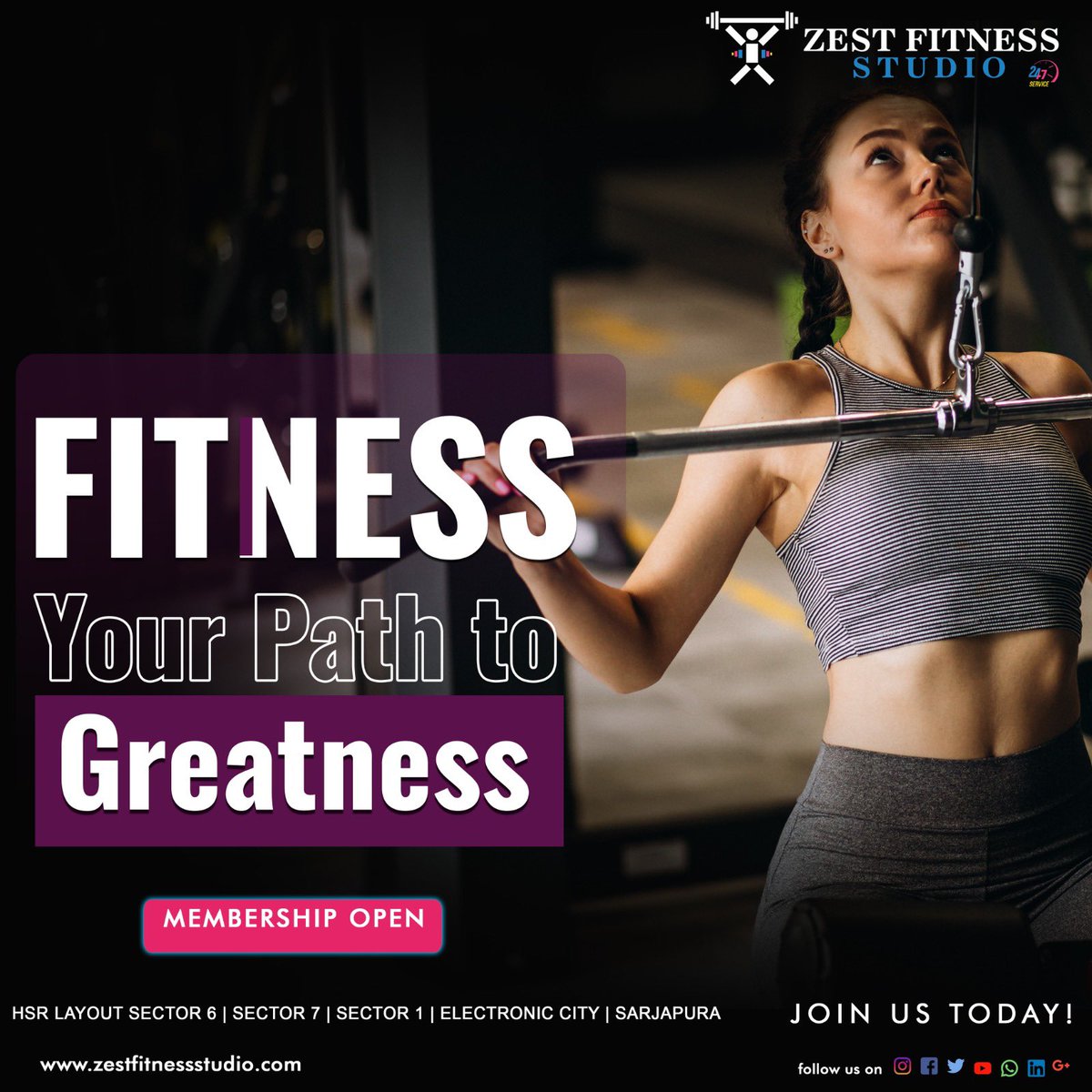 Hit the gym today. 💪😉 

Let's Get back stronger and Hit the gym harder 💪

#zestfitnessstudio #fitness #motivation #electroniccity #hsr #bangalore #gym #group_class #fight #health #mind  #karnataka #neeladri_road #gym #nocorona  #stayfit  #zest #workout #fit #fitnessmotivation