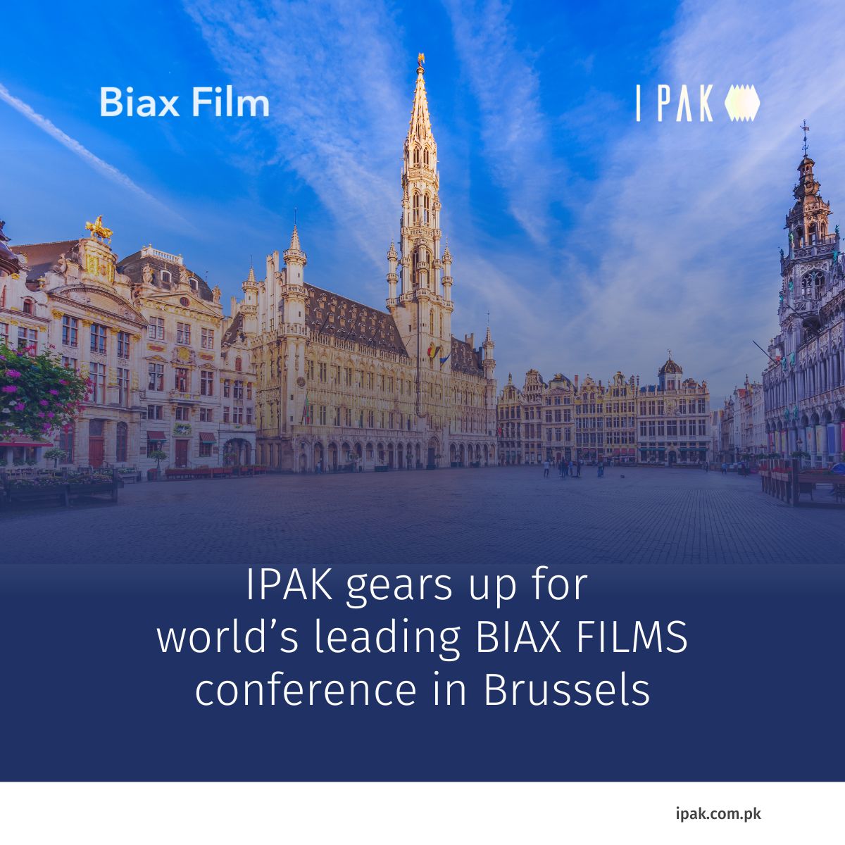 IPAKFILMS's tweet photo. We are excited to announce #IPAK’s participation in the upcoming Biax Film Conference in #Brussels, Belgium. Join us to hear talking about Biax Films market in South Asia, our #innovations and sustainability initiatives in @Contact_AMI #AMIBIAX https://t.co/bL7KgK7oAp