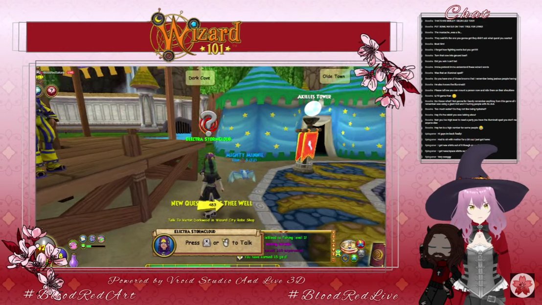 BloodRedSakura1's tweet photo. Thank you everyone who watched my stream!
#Vtuber #ENVtuber #VTuberUprising #Stream #Livestream #wizards101 https://t.co/GFtNjkTUlG