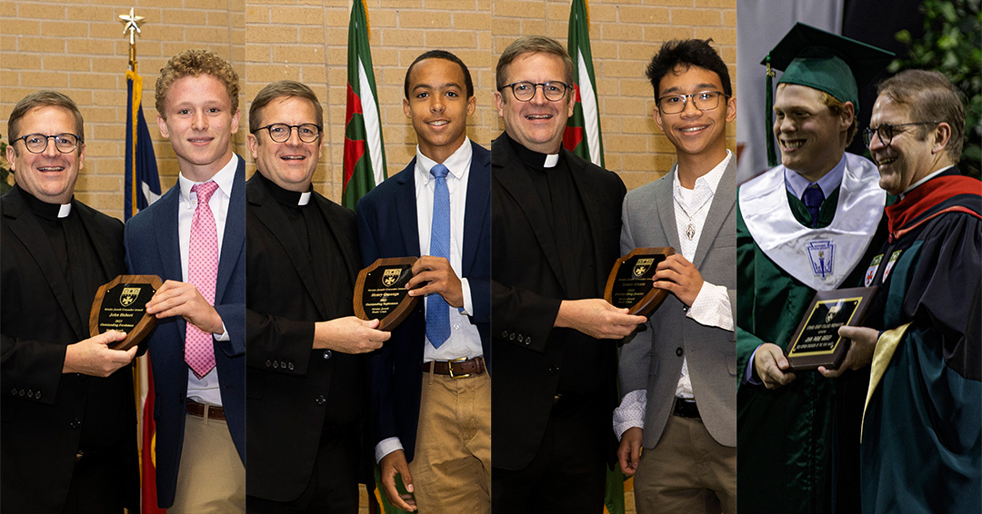RT StrakeJesuit: Every year, four students are presented with the Crusader of the Year Award. This annual award recognizes one exemplary student from each grade level who has demonstrated the characteristics of a Man for Others. Read more on our website!…