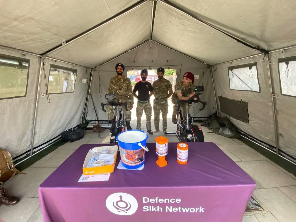 Recently members of the DSN took part in a charity bikeathon, cycling 581 miles and raising a total of £1040 for <a href="/Khalsa_Aid/">Khalsa Aid</a>