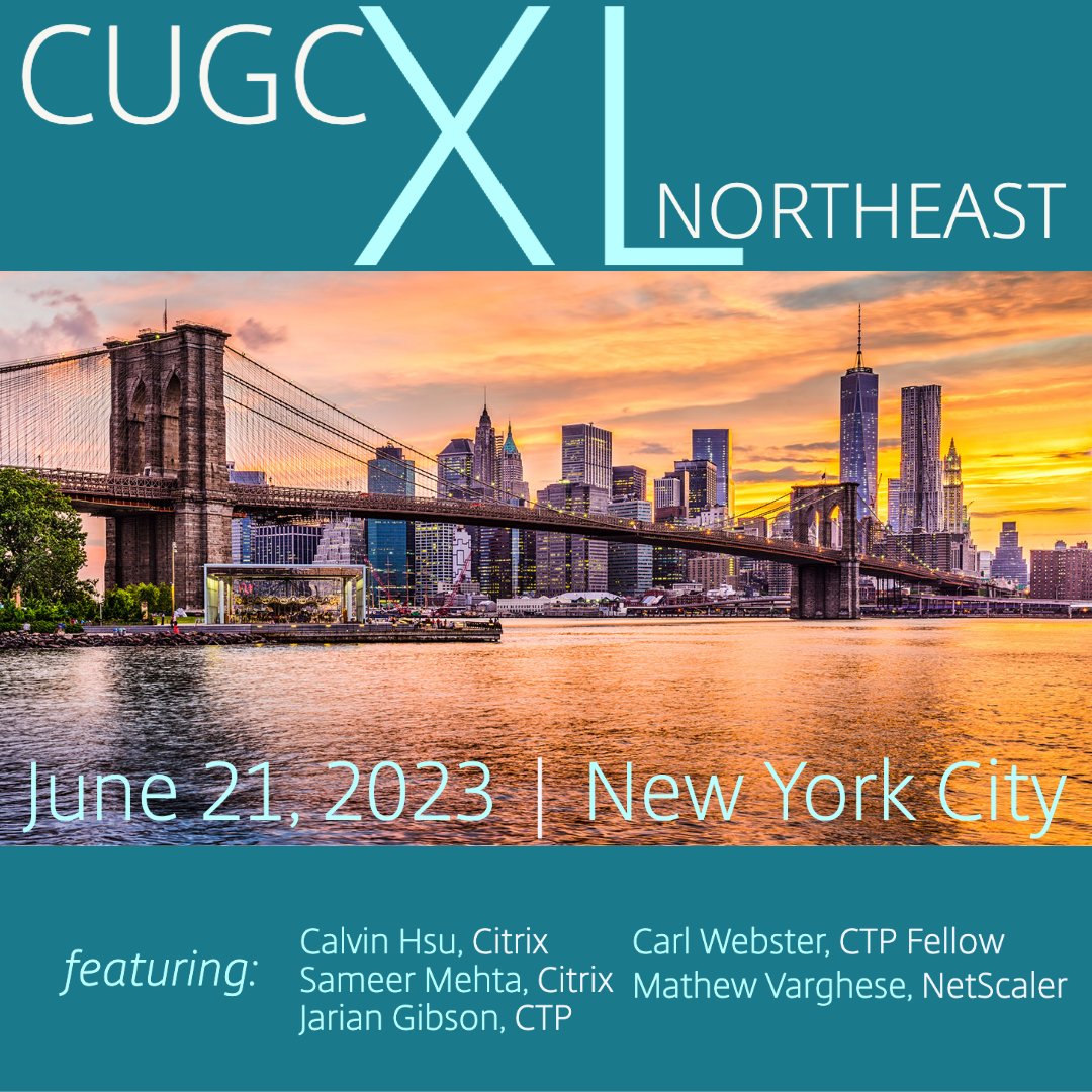 Citrix User Group Community (CUGC) tweet media
