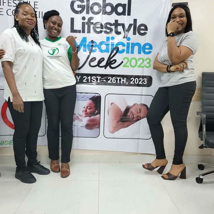 society_nigeria's tweet image. During the press conference, SOLONg members demonstrated their social connectedness. What a fantastic way to kick off Global Lifestyle Medicine Week #LSMWEEK2023!