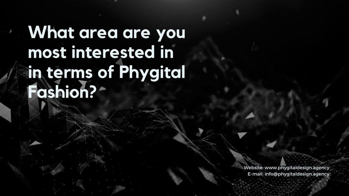 phygital_design's tweet photo. Augmented Reality, Metaverse Wearables or anything else? 🌐🌎

Let us know in the comments! 

#phygital #digitalfashion #fashion #metaverse https://t.co/qfEXBvsc3n