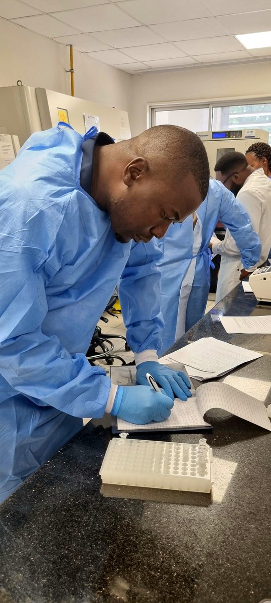 Tapfumanei Mashe (@tapfumamashe) on Twitter photo Strengthening microbial risk assessment for food safety & AMR using <a href="/nanopore/">Oxford Nanopore</a>. Thanks to <a href="/NMIMR_UG/">Noguchi Memorial Institute for Medical Research</a>, <a href="/AfricaSeq/">SEQAFRICA</a> <a href="/FAO/">Food and Agriculture Organization</a> for empowering African scientists & institutions. Let's utilize <a href="/nanopore/">Oxford Nanopore</a> platforms we have received from @AfricaPGI to perform bacteria sequencing @Wande_A Strengthening microbial risk assessment for food safety & AMR using <a href="/nanopore/">Oxford Nanopore</a>. Thanks to <a href="/NMIMR_UG/">Noguchi Memorial Institute for Medical Research</a>, <a href="/AfricaSeq/">SEQAFRICA</a> <a href="/FAO/">Food and Agriculture Organization</a> for empowering African scientists & institutions. Let's utilize <a href="/nanopore/">Oxford Nanopore</a> platforms we have received from @AfricaPGI to perform bacteria sequencing @Wande_A