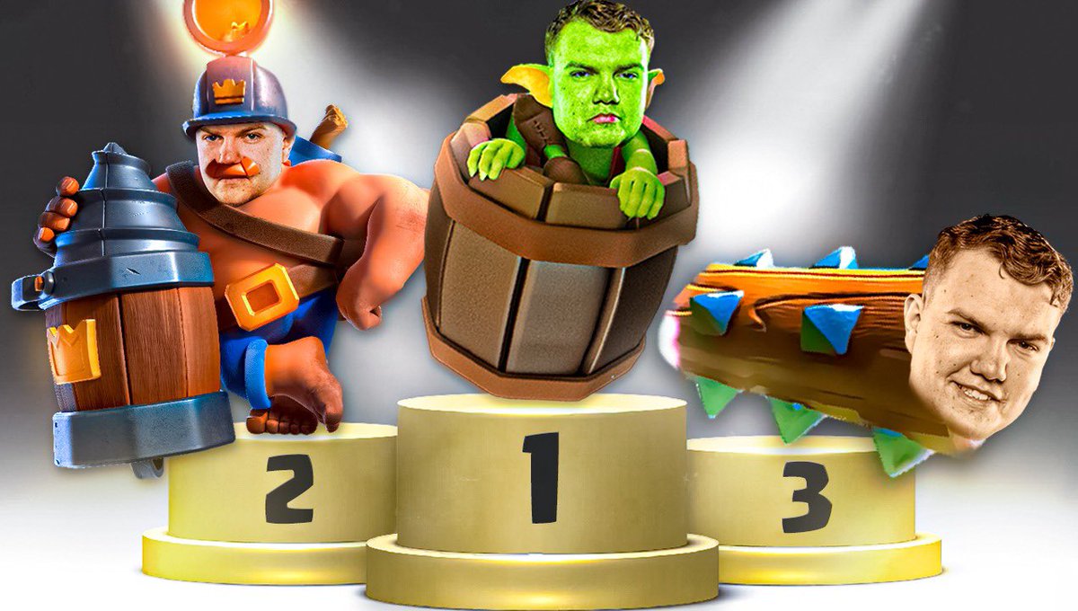 LOG BAIT ESTA DOMINANDO EL TOP DE CLASH ROYALE!
youtu.be/UGYNkqVlK_E