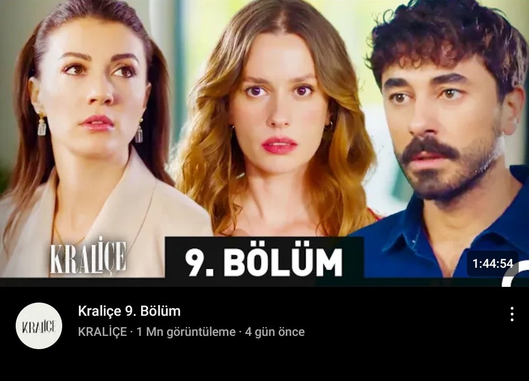#Kraliçe'nin 9. bölümü 1M görüntülenmeye ulaştı 🎉