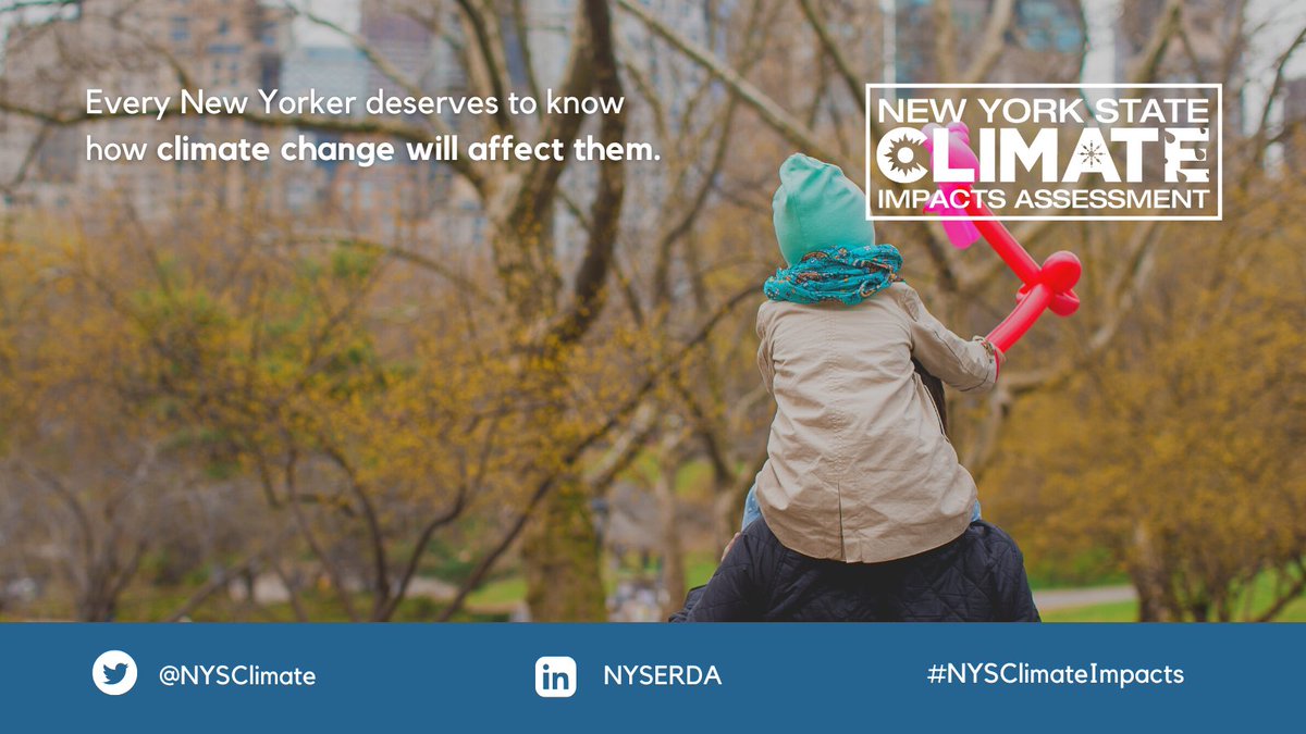 The #NYSClimateImpacts assessment team is studying how #ClimateChange will affect our health, environment, economy, and more in #NewYorkState. Visit our website or subscribe for updates on the assessment's purpose, focus, and leaders: bit.ly/3HncJ9d