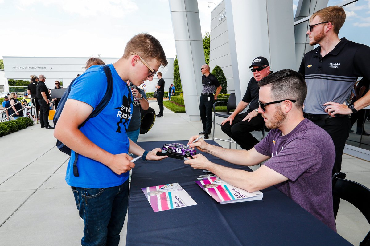 Hendrick Motorsports (@teamhendrick) on Twitter photo Raise your 👋 if you want an <a href="/Alex_Bowman/">Alex Bowman</a> autograph wristband for Fan Fest 2023!
Retweet, like, and follow us for your chance to enter. Two winners will be notified on 5/24 at 4 p.m. ET. Raise your 👋 if you want an <a href="/Alex_Bowman/">Alex Bowman</a> autograph wristband for Fan Fest 2023!
Retweet, like, and follow us for your chance to enter. Two winners will be notified on 5/24 at 4 p.m. ET.