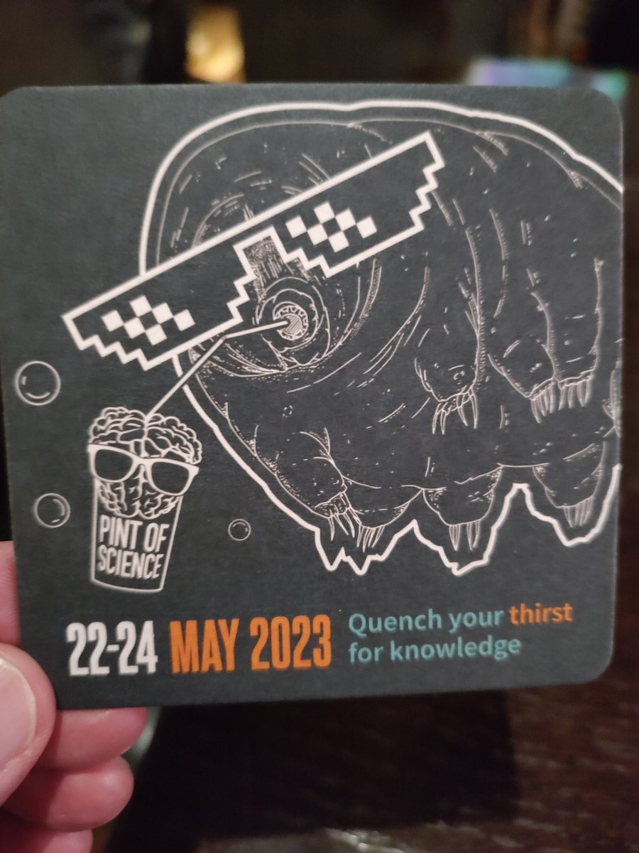 #pint23 thrilled to be at my first Pint of Science learning about dementia diagnosis and treatment