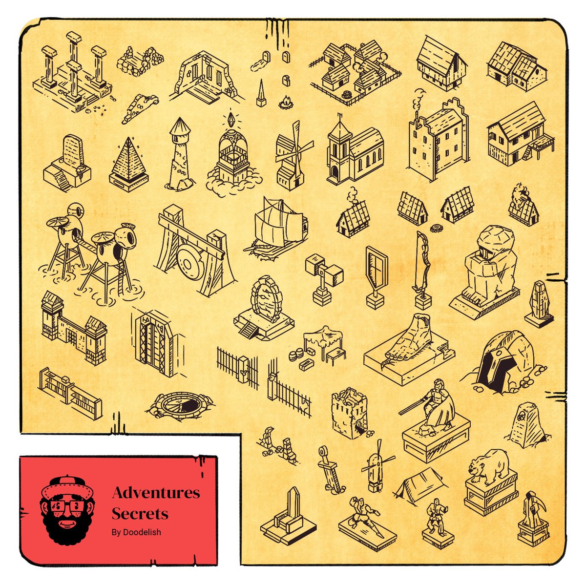 Doodelish's tweet photo. Whoa!
Did you get your cartography pack? Well get ready cause the second part is coming! Adventurers Secret will be available for sell on Cartography Assets and Roll20 starting with the 1st of June!
https://t.co/oa6MLq6HMW
#dnd5e #ttrpgfamily #cartographyassets #mapmaker https://t.co/8msPX8aY6s