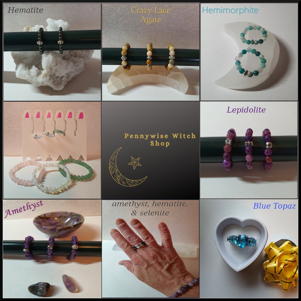 Just some of the gorgeous handmade rings in the shop! 😍

pennywisewitchshop.etsy.com

#womanownedbusiness #shopsmallbusiness #supportsmallbusiness #crystals #crystalshop #handmade #giftshop #savemoney #PennywiseWitchShop #rings #Gemstone #gemstonerings #handmadejewelry