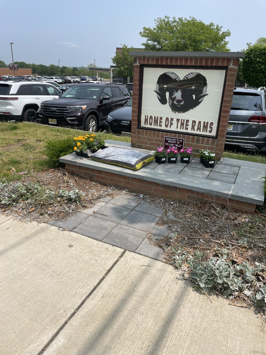 SRHS_Unified's tweet photo. Unified sprucing up the campus today by planting some flowers. Thanks to Interact Club for providing us with plants! #unified #sonj #gorams #srhs https://t.co/tf2dOPI9zm