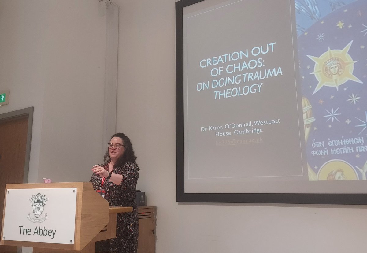 UoRChaplaincy's tweet photo. Delighted to be listening to @kmrodonnell in our shared Cafe Theologique and @theabbeyschool https://t.co/pUMqmei9sn