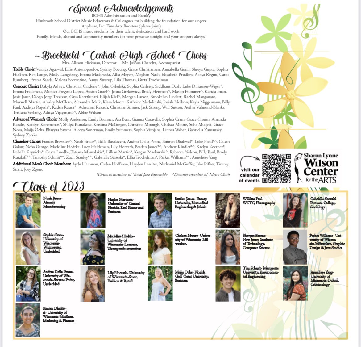 MrsHickmann's tweet photo. BC Choirs Spring Concert tonight! 7:00pm at the Sharon Lynne Wilson center, join us for some amazing music! @BCHS_SDE @ElmbrookSchools @elmbrookmusic https://t.co/YIsZW8hvP9