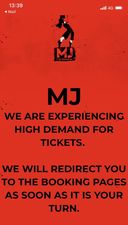 Some things never change!  Michael's been gone for 14 years, and his demand is just as high as when he was alive!  This is the message people are getting when trying to purchase tickets for the MJ the Musical UK shows 👑
G.O.A.T.