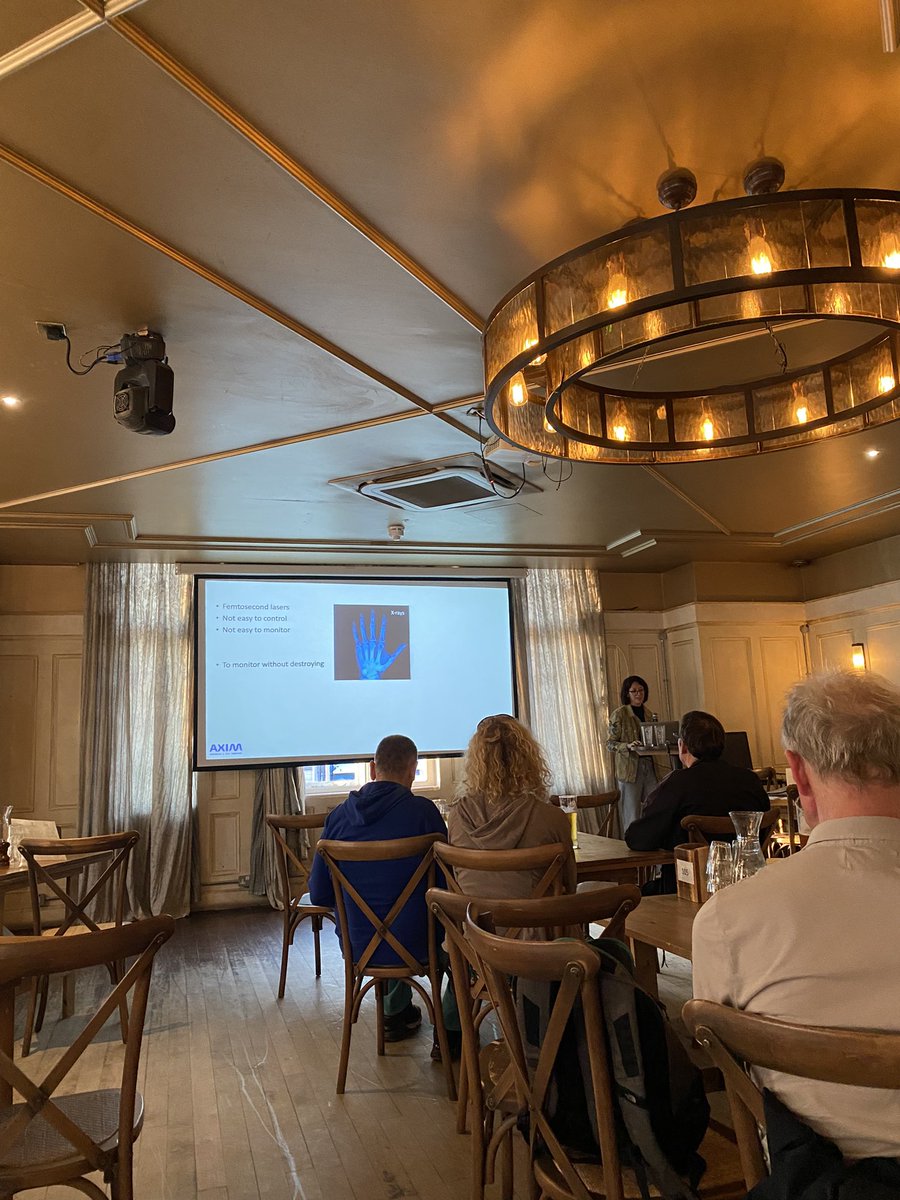 And we’re off! Lights, Camera, Action has started - excited to learn all about X-Rays #Pint23