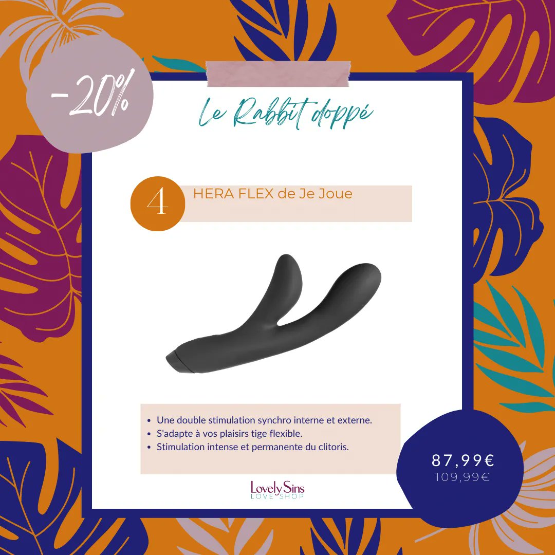 Marre des joujoux qui vous engourdissent ? Vous voulez le meilleur des deux mondes avec une stilmulation interne et externe simultanées, et surtout un format compact qui s'adapte à votre morphologie ?

HERA FLEX A -20 % c'est carrément boulversant ! 

buff.ly/3WoqBc5