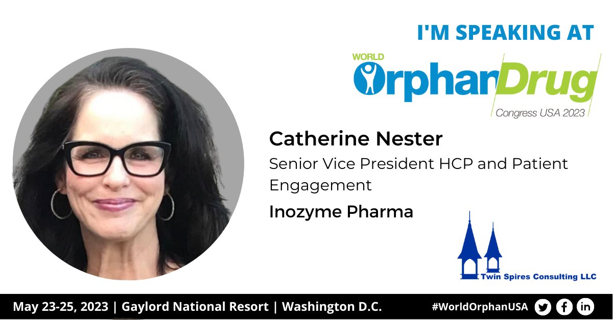 This week our Senior VP of HCP & Patient Engagement, Catherine Nester, BSN, will participate in three sessions during the @OrphanConf to   discuss innovations in diagnosing #RareDiseases and supporting patients.

Learn more here: bit.ly/3OwLDTC
#WorldOrphanUSA