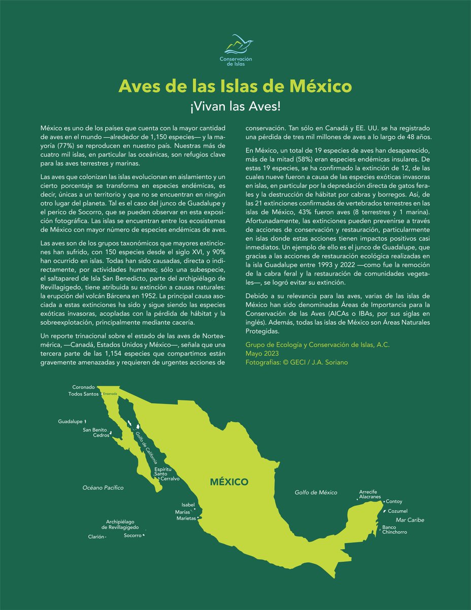 Conservación Islas tweet media