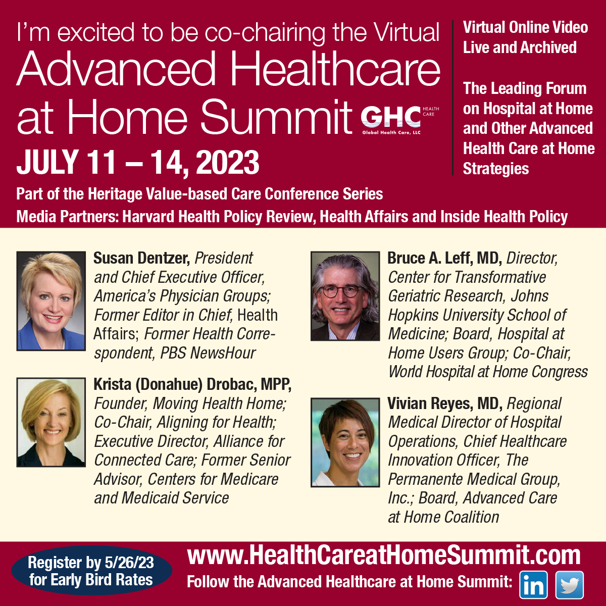 Vivian Reyes (@vivianmreyes) on Twitter photo Looking forward to the Virtual Advanced Healthcare at Home Summit on July 11-14. If you think Hospital at Home is the #futureofhealthcare, we hope to "see" you there!
#HospitalatHome #HomeHospital #HealthcareMovesHome #DecentralizedCare <a href="/PermanenteDocs/">PermanenteDoctors</a> Looking forward to the Virtual Advanced Healthcare at Home Summit on July 11-14. If you think Hospital at Home is the #futureofhealthcare, we hope to "see" you there!
#HospitalatHome #HomeHospital #HealthcareMovesHome #DecentralizedCare <a href="/PermanenteDocs/">PermanenteDoctors</a>
