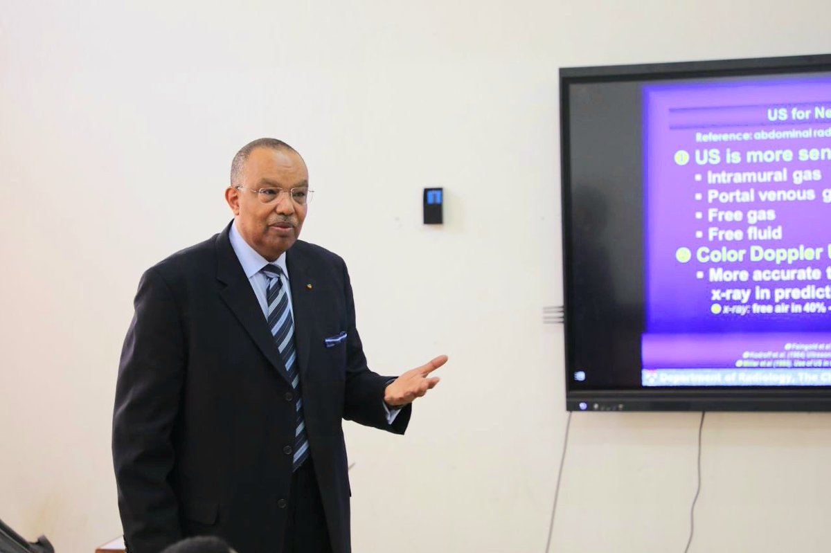 medicine_bdu's tweet photo. Professor Kassa Dargie, MD, PhD, FSAR, FESUR, DTM&amp;P delivered a public lecture on 'Sonographic Evaluation of Acute Abdomen on selected cases' at Tibebe Ghion Campus today.

For detail information, click the link below:

https://t.co/Gpi2IuwwNN https://t.co/AB1SR7gLe6