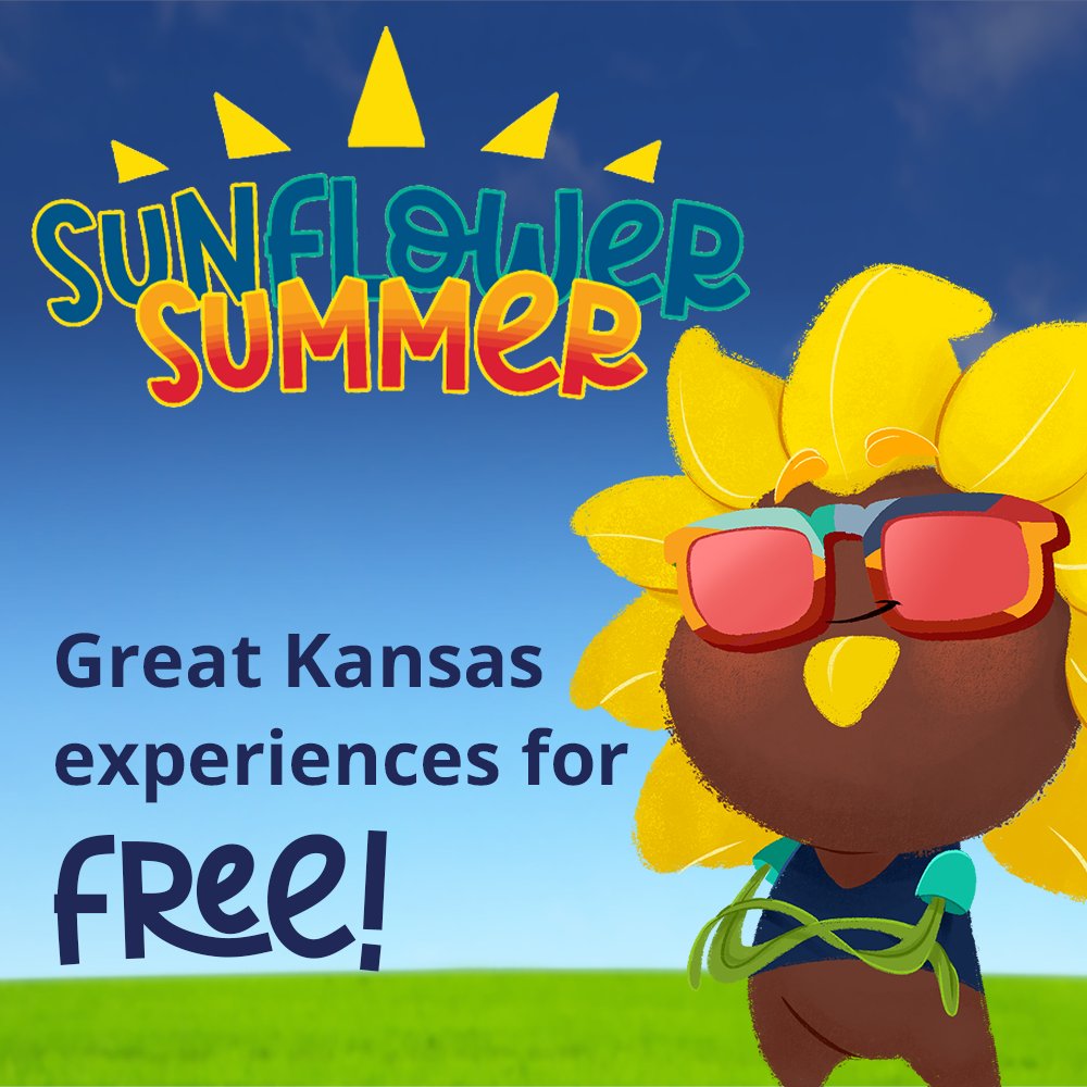 Hey, Kansas! Are you ready? Sunflower Summer opens this Fri., May 26! Visit the website now to learn all about this year's participating attractions. Download the app and start planning your summer adventures today! sunflowersummer.org #KansansCan