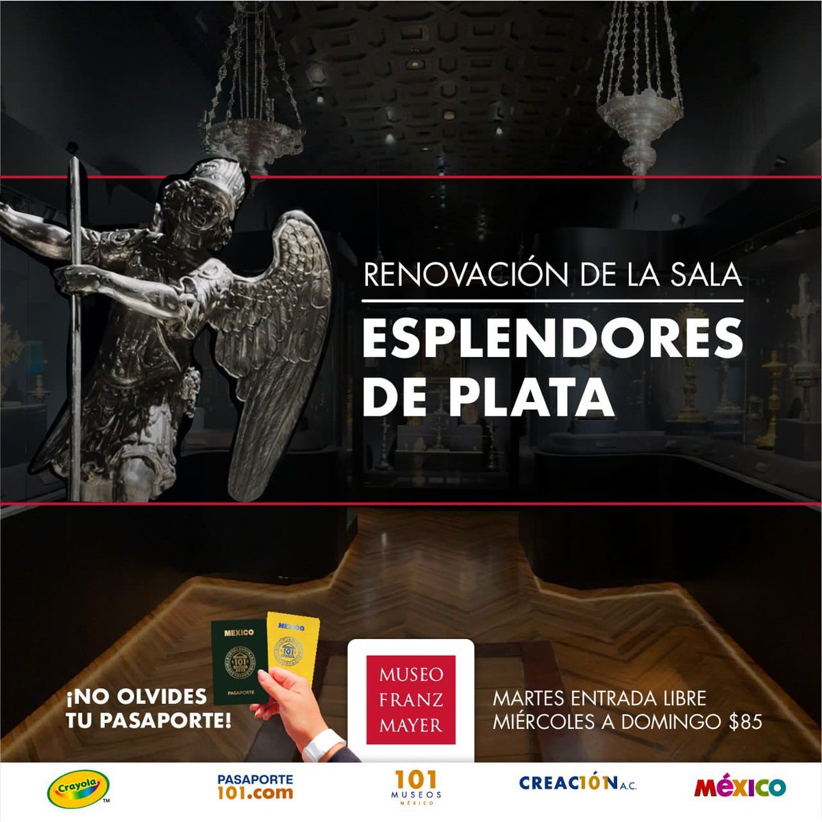 Conoce la sala de exposición permanente Esplendores de Plata en voz de sus artífices. Recorridos guiados desde tres perspectivas: curaduría, conservación y montaje museográfico que te permitirán conocer los secretos detrás de la renovación de una de las salas emblemáticas.