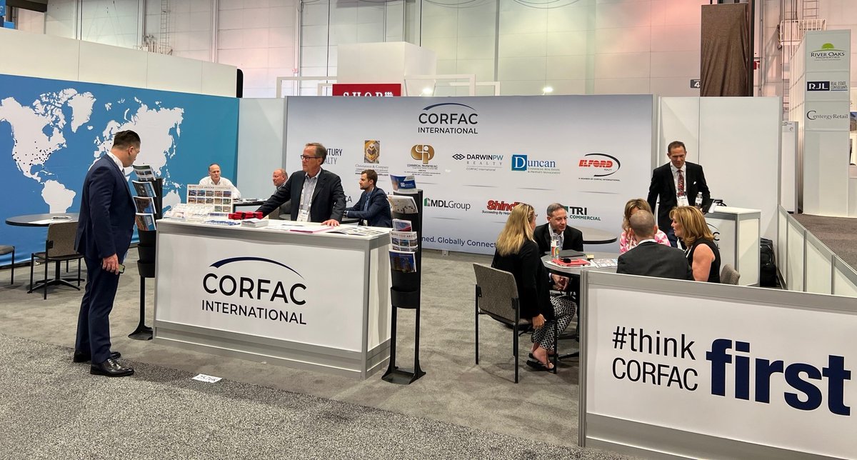 CORFACIntl's tweet image. Come visit us at ICSC - we&apos;re in Booth 2576 in the Central Hall. CORFAC&apos;s CEO Jonathan Salk is there to greet you #thinkCORFACfirst #ICSC2023