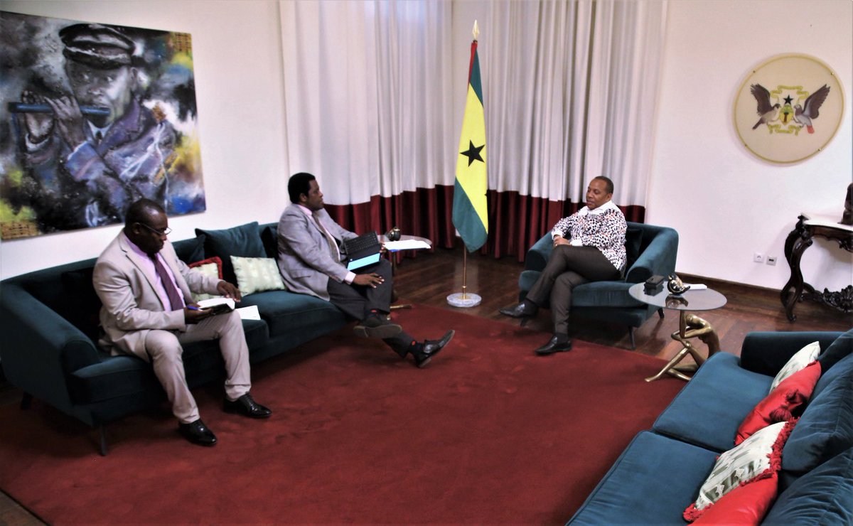 Excellency Prime Minister Patrice Trovoada received the UNDP Resident Representative ai, <a href="/OjiJoseph/">Joseph Oji</a> today. Discussions focused on key areas of UNDP support including enhancing institutional capacity, sustainable environment, community development, and youth/YouthConnekt.