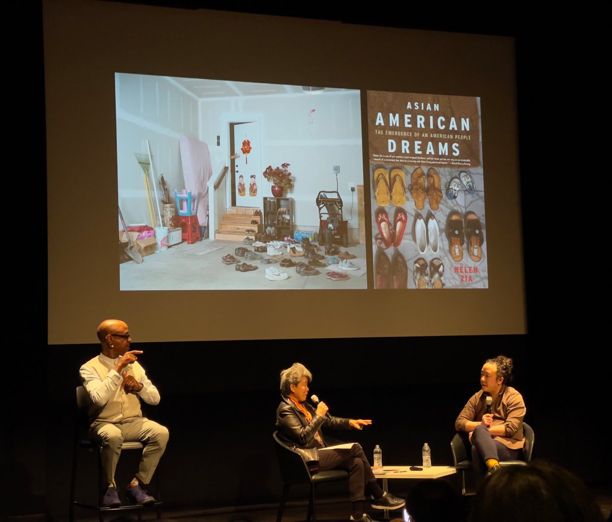 Photographer Jarod Lew talked with @HelenZiaReal about Please Take Off Your Shoes jarodlew.com/please-take-of… & her cover for Asian American Dreams @CAAM His photos are in Kinship: Photography & Connection @sfmoma through Nov 5  sfmoma.org/exhibition/kin… #CAAMFest #sfmoma #caamfest2023