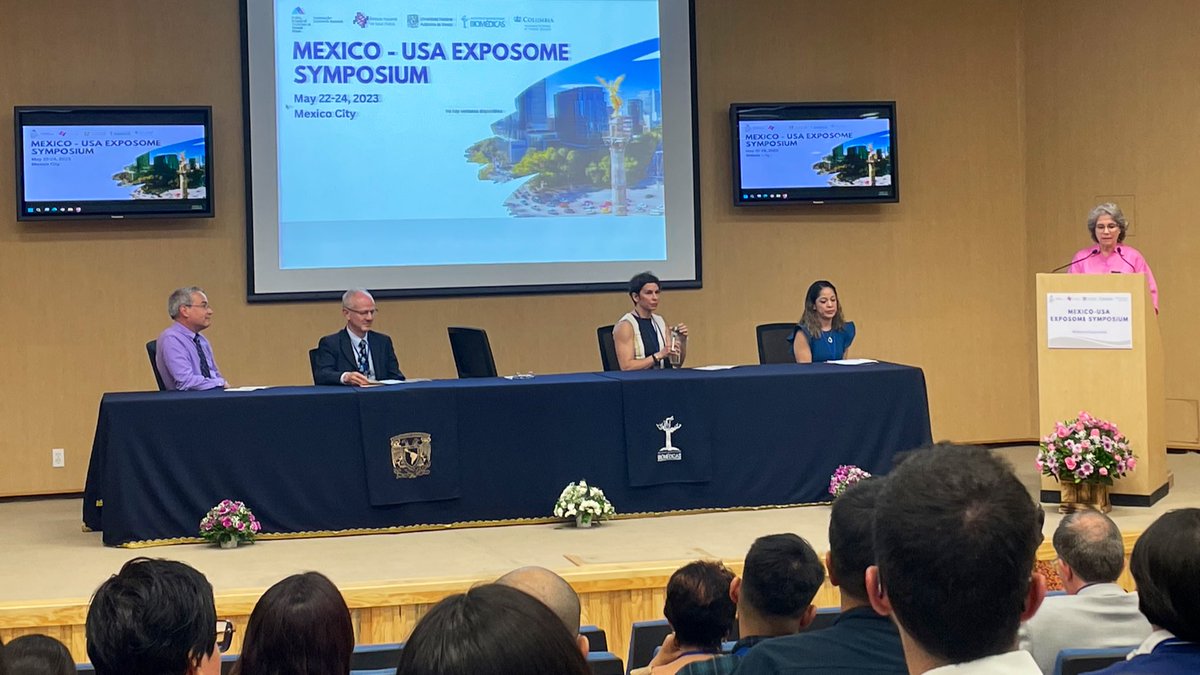 Mount Sinai Exposomics (@sinaiexposomics) on Twitter photo The first Mexico-USA Exposome Symposium has begun! We are very excited to share this 3-day event on novel health research with you all. 
We will be sharing key messages throughout the event, so stay tuned!
#MexicoExposome #exposome The first Mexico-USA Exposome Symposium has begun! We are very excited to share this 3-day event on novel health research with you all. 
We will be sharing key messages throughout the event, so stay tuned!
#MexicoExposome #exposome