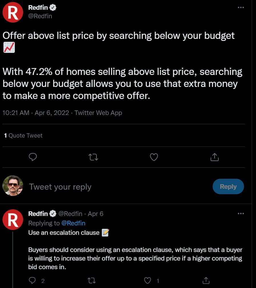 Darth Powell 🦈🇺🇲🇺🇦🇵🇱🇫🇮 on Twitter "From Offer above list and lower your expectation to Home